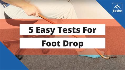 foot drop test|how to evaluate foot drop.